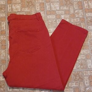 Goria Vanderbild Rust Color Jeans Women's Size 22W